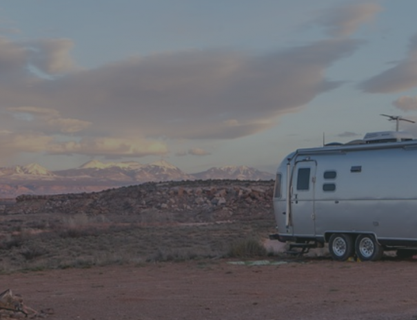 Airstream in the Desert