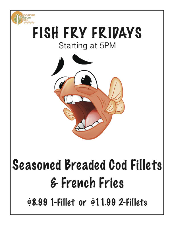 Friday Fish Fry at Roosevelt Lake Resort