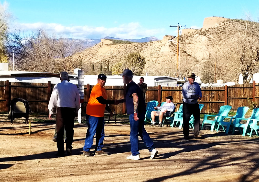 Horseshoes at Roosevelt Lake Resort
