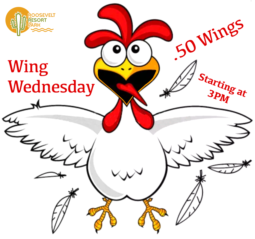 WING WEDNESDAY | 50 Cent Chicken Wings | Roosevelt Resort Park