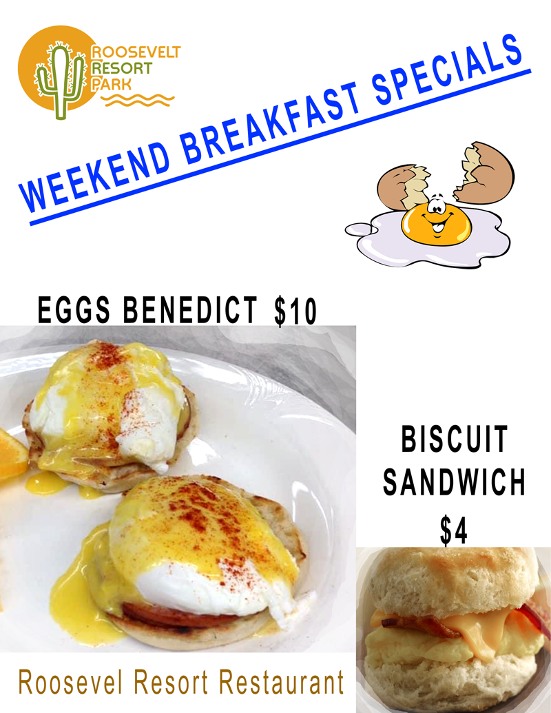 weekend breakfast specials flyer