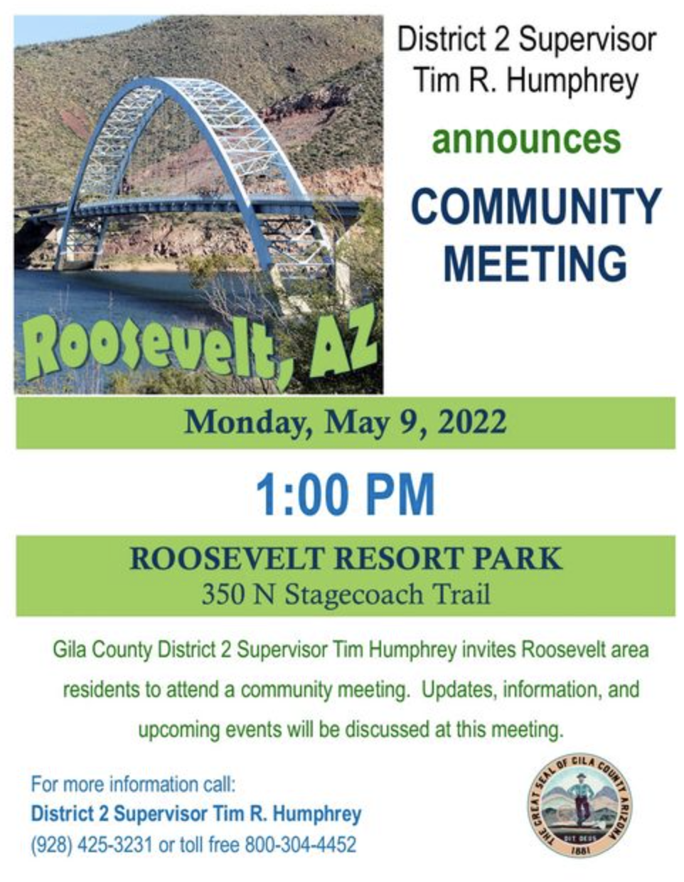 Roosevelt Meeting Notice May 2022